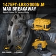 thumbnail image 2 of Llave de impacto ALLOY POWER ACW2000 2000 N·m sin escobillas 20V, 2 of 7