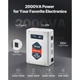 thumbnail image 2 of Convertidor de voltaje VEVOR HYDXOG-2000VA de 220 V a 110 V, 2 of 9