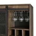 thumbnail image 4 of ACME Treju Wine Cabinet in Rustic Oak and Black, 4 of 6