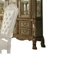 thumbnail image 4 of Acme Dresden Buffet & Hutch, Gold Patina & Bone, 4 of 6