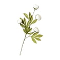 thumbnail image 2 of MMJ Artificial Peony Flower White Faux Peony Branch 28in for Vase Table Centerpiece Wedding Party Home Sofa Display, 2 of 6