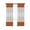 Burnt orange beige, variant on Haze Blue Beige Stripe Blackout Curtains, Light Blocking Print Window Curtains, Modern Art Horizontal Striped Thermal Insulated Window Drapes for Living Room Kitchen Cafe 2 Panels, 55"W x 39"L