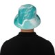 thumbnail image 4 of Fotbe Teal Turquoise 1 Sombrero Tipo Pescador con Estampado – Sombrero de Sol de Algodón de Moda para Playa, Golf, Pesca, 4 of 5