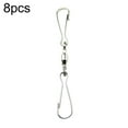 thumbnail image 7 of Yesbay 4/5/8/10/20/100Pcs Spinning Wind Spinner Swivel Hook Display Turn Twirl Hanger,Swivel Hook, 7 of 7
