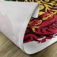 thumbnail image 5 of Ambesonne Rasta Place Mats Set of 4, Ethiopian Wild Lion Head, Standard Size, Marigold Brown, 5 of 6