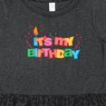 thumbnail image 4 of Inktastic It's My Birthday Letters Girls Toddler Dress, 4 of 5