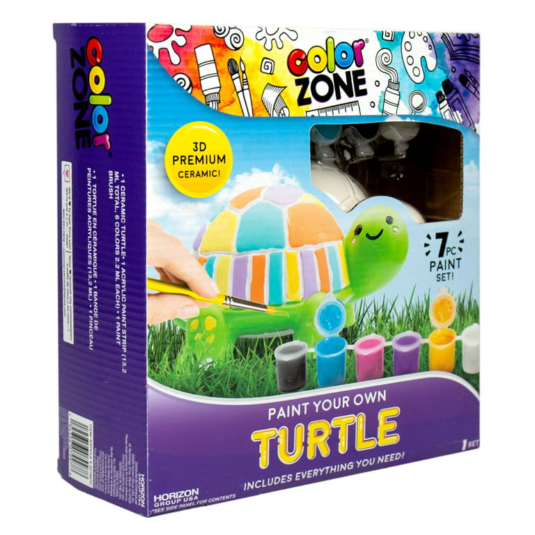 Creative Roots Paint Your Own Turtle, DIY Turtle, Kids Painting Set,  Creativity, Ceramics to Paint, Paint Your Own Ceramic, Painting Kits for  Kids
