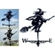 thumbnail image 2 of Veleta decorativa para viento, veleta para jardín, estaca para jardín, veleta de acero inoxidable, escena duradera para granja, color negro Adepaton MZQ-0959, 2 of 8