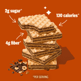 thumbnail image 4 of Rip Van Chocolate Hazelnut Wafer Cookies, Non-GMO, 2g Sugar, 16 Count, 4 of 9