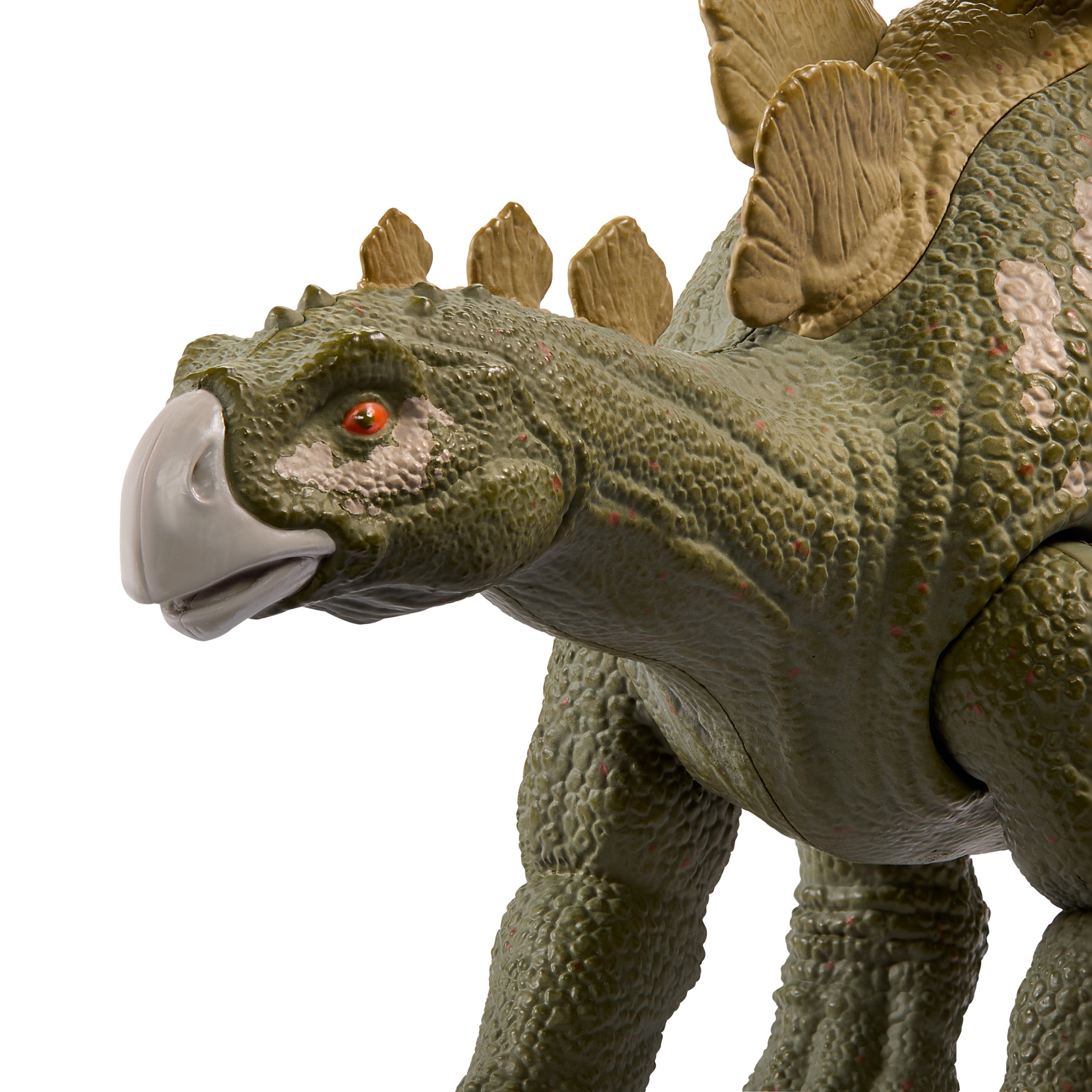 Jurassic World Wild Roar Dinosaur, Hesperosaurus Action Figure Toy with Attack Action & Digital Play