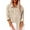 Beige, variant on Women Shirts Button Down Solid Color Lapel Collared Spring Tops Summer Long Sleeve Dressy Casual Work Blouses Business
