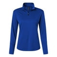 thumbnail image 4 of AllPro 41870L Pro-Lock Women's Performance Quarter-Zip Pullover-Royal-S, 4 of 6