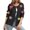 Black, variant on Women's Knitted Cardigan with 3D Floral Patches and Tie Front V-Neck, Long Sleeve Loose Fit Sweater for Winter Casual Daily Wear