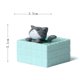 thumbnail image 3 of 4 Lindo Gato de dibujos animados Piscina de baño Figuritas de jardín en miniatura de escritorio Perfecto para & Juguetón Hogar Ideal para los amantes de los gatos, 3 of 4