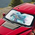 thumbnail image 3 of Jeiento Turtle Sunshade Visor Foldable Car Windshield Sunshades Auto Sun Visor Heat Protection Removable Automotive Accessories Fit Car Front Window for Trucks SUV Van, 3 of 6