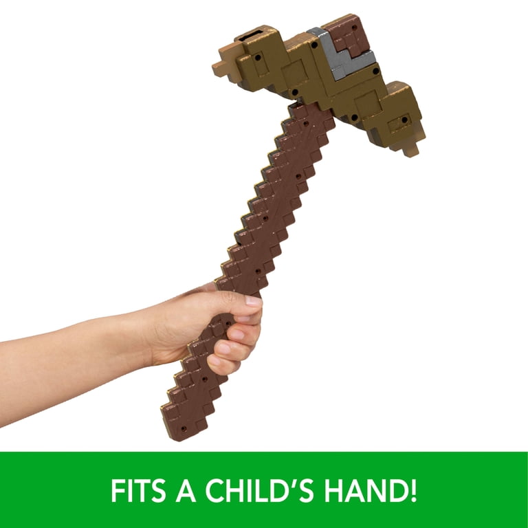 Minecraft Click & Switch Sword & Pick-Axe, Transforming Kid-Sized