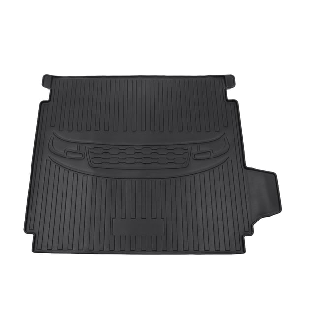 Alfombrilla de carga única Bargains para maletero, alfombra de carga para maletero, bandeja de equipaje para Land Rover Range Rover 2014-2022, TPE negro, 1 Pc, cara plana, patrón de rayas verticales