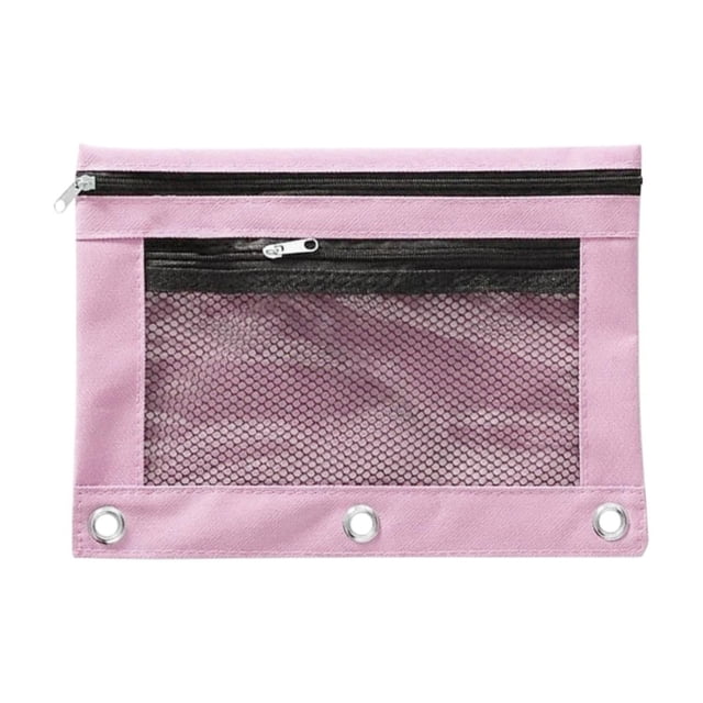 Double Pocket Pencil Case with Clear Window Large Capacity Pencil Pouch Aesthetic Pen Bag Hard Pencil Case Box for Adluts Back to School Gifts for Students for Travel School Teen Girls and Boys