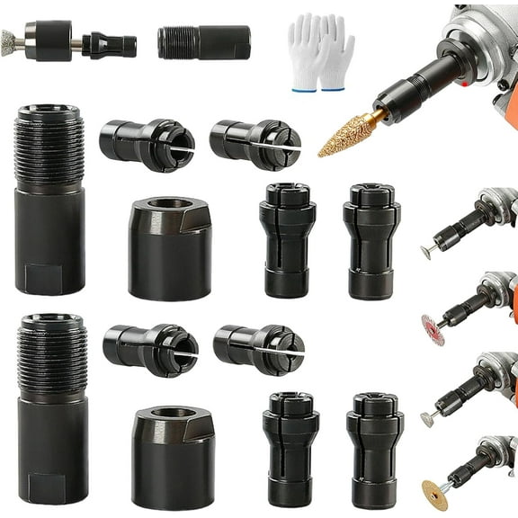 Multi-function accessory kit converter for angle grinder, adapter for angle grinder, and multi-function accessory kit converter  for cutting and polishing grinding tasks(2 Set)