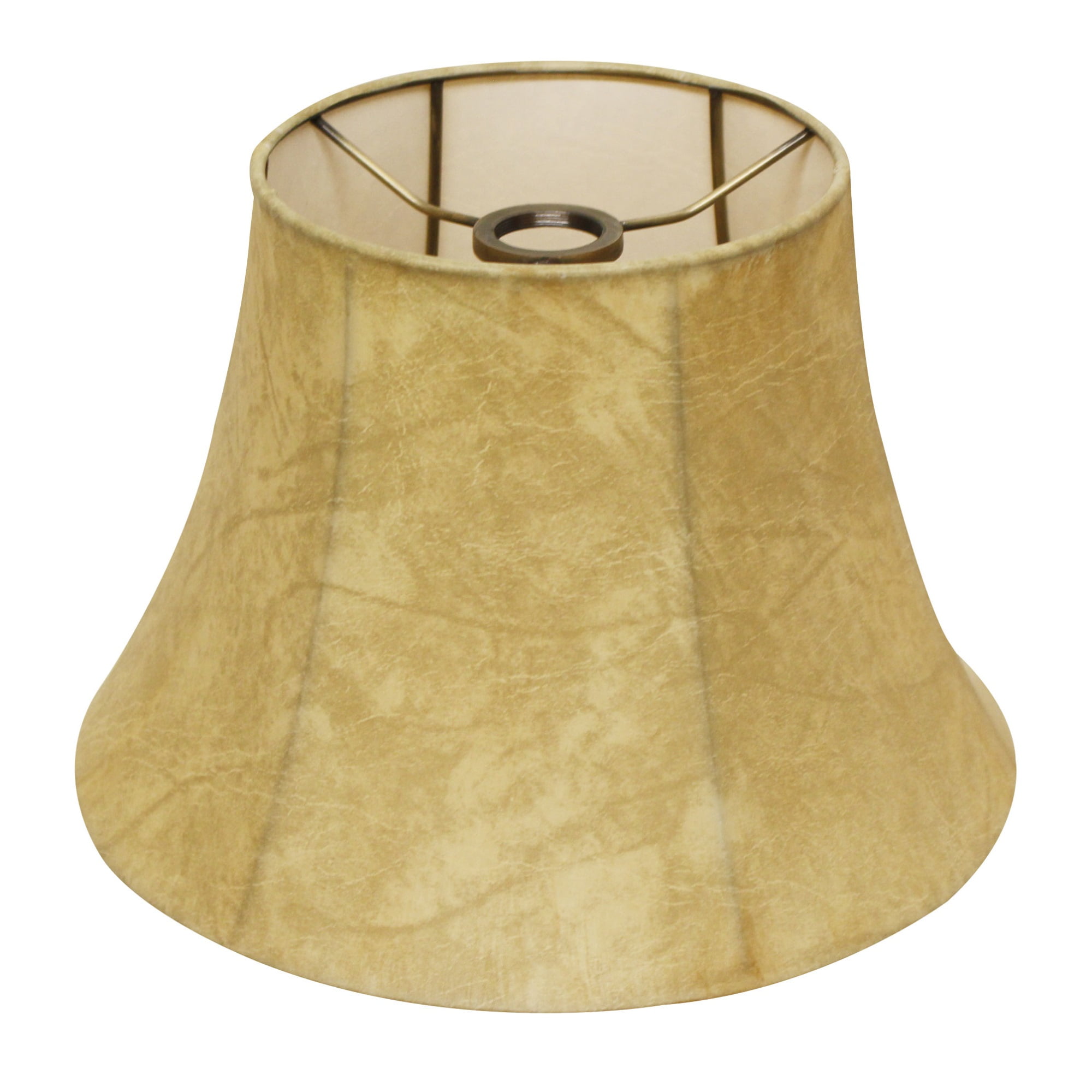 Slant Shallow Drum Softback Lampshade with Uno fitter, Faux Animal Hide
