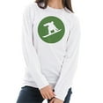 thumbnail image 3 of Plus Size Snowboarding Icon Graphic Design Unisex Ring Spun Cotton Premium Long Sleeve T-shirt - White 2XL, 3 of 4