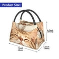 thumbnail image 2 of Fotbe Sleeping Cat In Blanket Bolsa Térmica Portátil con Estampado, Bolsa de Entrega de Alimentos Aislada, Bolsa Reutilizable de Gran Capacidad para Comidas y Supermercado, 2 of 6