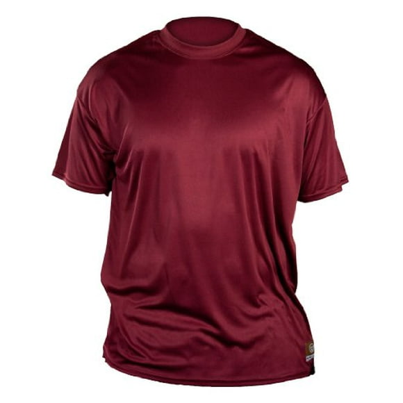 Louisville Slugger Youth Slugger Loose-Fit Short Sleeve Shirt, Burgundy, Small