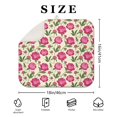 thumbnail image 4 of Pioneer Flower Floral Print Pattern Kitchen Dish Drying Mat 1 Pack, Ultra Absorbent Microfiber Drainer Mat, 16"x18", 4 of 6