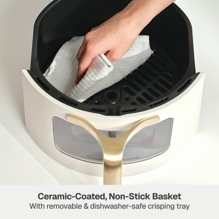 Thyme & Table 6QT Air Fryer, Sand White