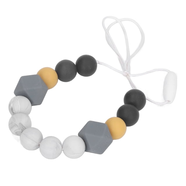 Collar Masticable para Niños y Niñas Juguetes Masticables de Silicona Collar Sensorial Masticable sin BPA Juguetes Masticables para Bebés Collares de Lactancia ANGGREK Otros