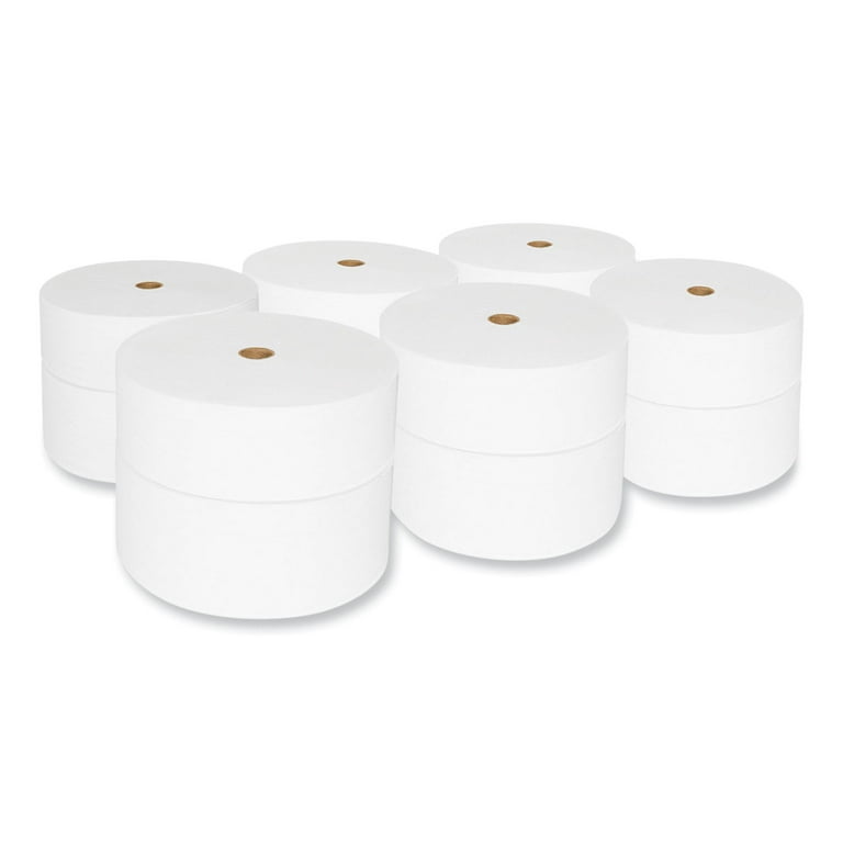 Small Core Bath Tissue, Septic Safe, 2-Ply, White, 1,200 Sheets/Roll, 12 Rolls/Carton Small Core Bath Tissue, Septic Safe, 2-Ply, White, 1,200 Sheets/Roll, 12 Rolls/Carton