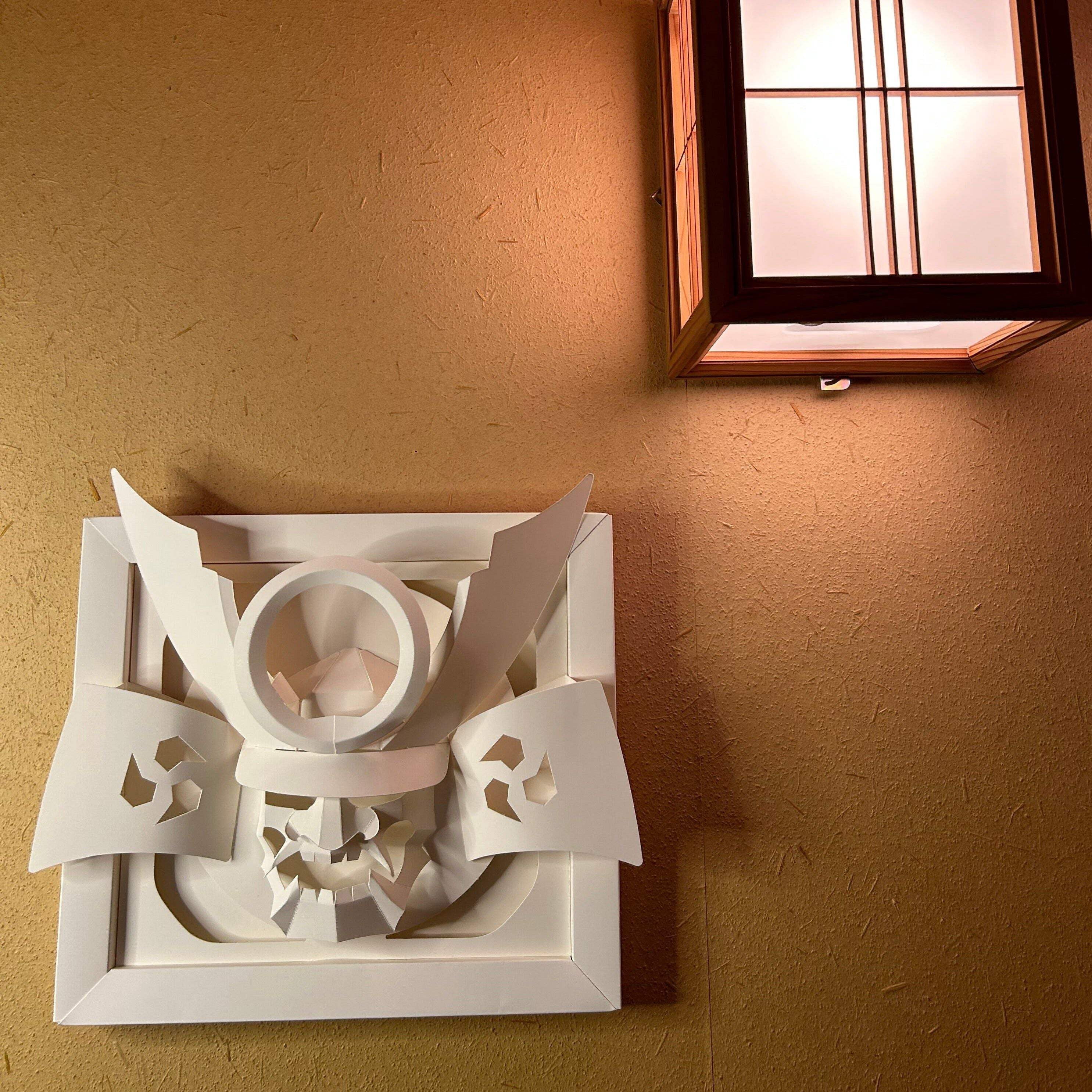 Kagurazaka Craft Busho Kabuto Original Paper Craft Traditional Design Japan