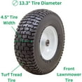 thumbnail image 4 of 30326 Flat-Free 13x5.00-6 Tire and Wheel Assembly, 4 of 6