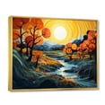 thumbnail image 2 of Designart "Boldness of the Azure River II" Modern Floater Framed Canvas Print, 2 of 7