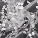 thumbnail image 5 of Falda triangular para danza del vientre con lentejuelas para mujer Blanco, 5 of 9