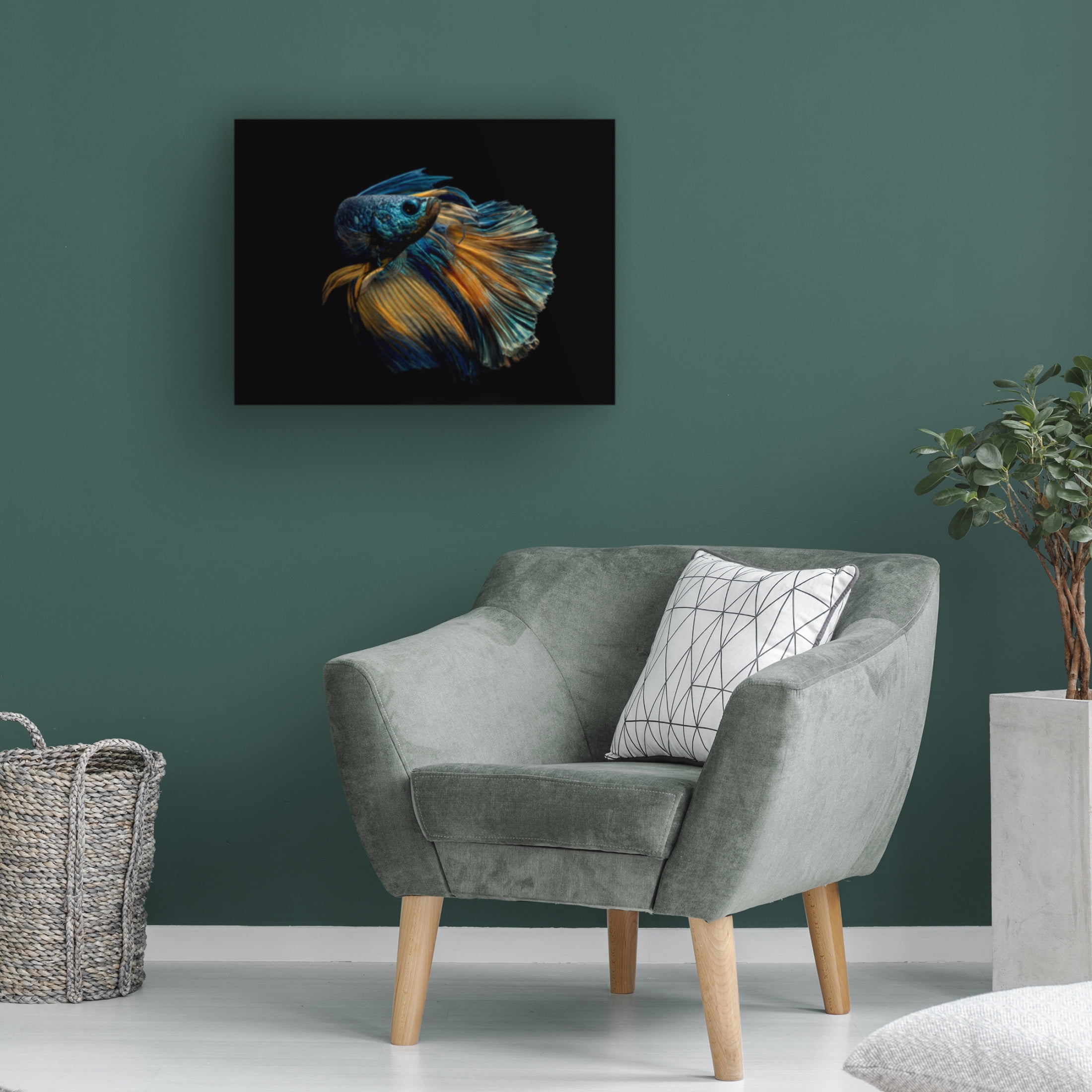Canvas Wall Art - Andi Halil 'My Dress' Wall Art for Living Room, Bedroom, or Office D?cor by Trademark Fine Art - 24 x 18 Inches