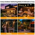 thumbnail image 5 of PHOPOLLO Outdoor String Light 25ft, 12+1 Led Bulbs Globe Light G40 E12, Hanging Fairy Lights for Patio, Garden, Christmas, 5 of 7