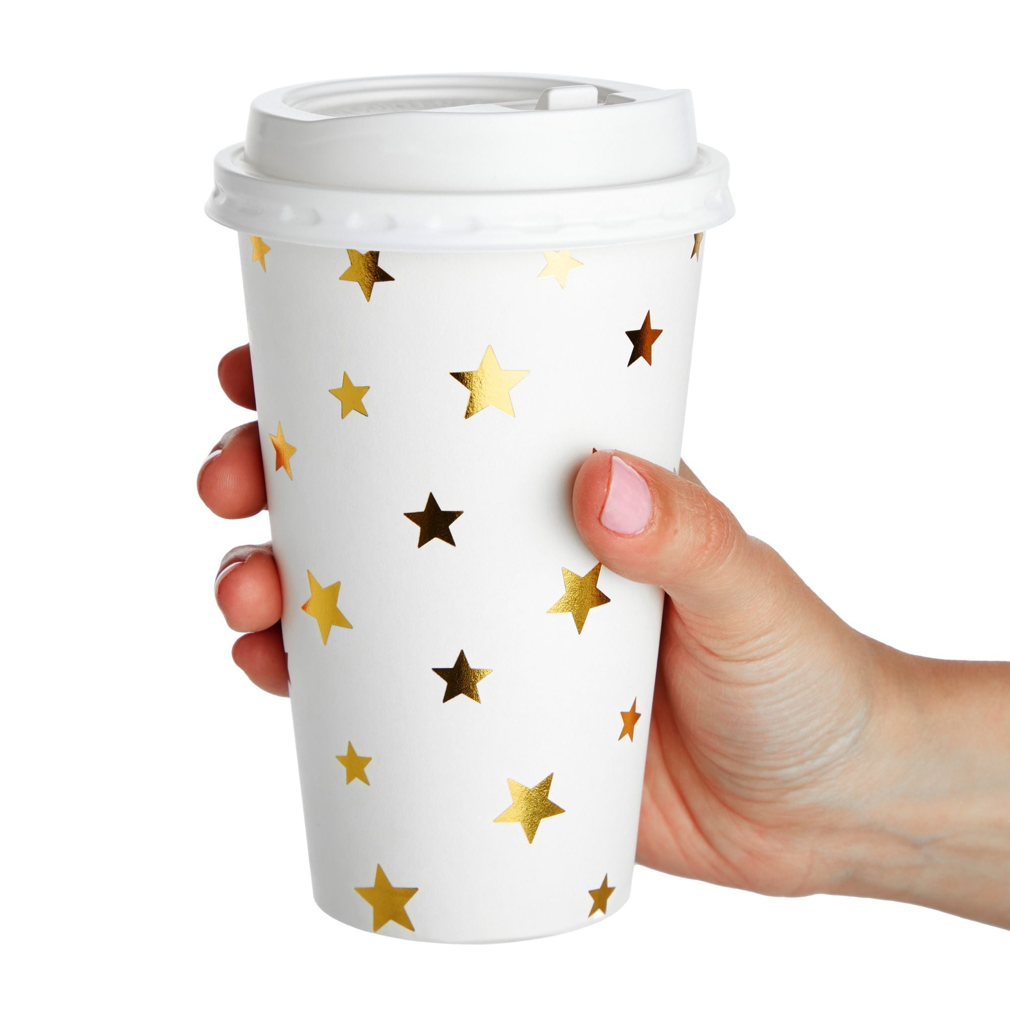 Paper Insulated Coffee Cups with Lids, Map Adventure Design (48 Pack) –  Sparkle and Bash