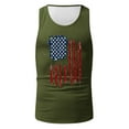 thumbnail image 2 of kpoplk 4th of July Tank Tops Mens American Flag Shirts 1776 Independence Day Patriotic Workout Muscle Tank Tops for Men(AG,M), 2 of 4
