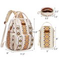 thumbnail image 5 of Wrangler Callie 3-Piece Diaper Bag Backpack Set with Pacifier Case and Bottle Bag, Tan, 5 of 8