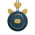 thumbnail image 1 of Portable Mini Neck Fan Hand Free Hanging USB Cartoon Fan for Sports Home Office, 1 of 7