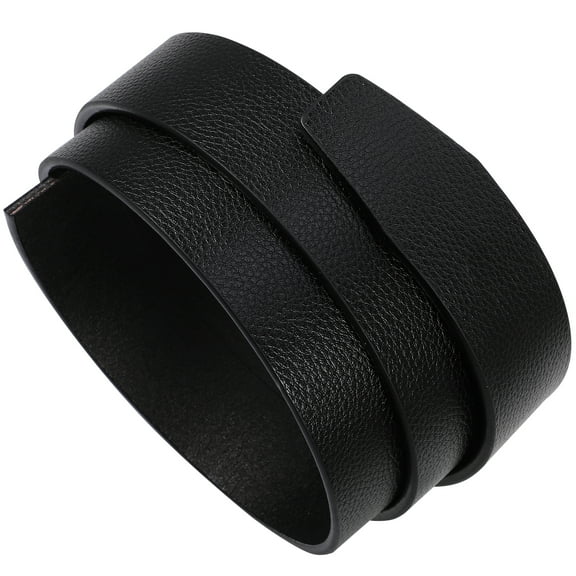 Belt Buckle Belt Without Head Traction Rope Work 117.50X3.50X0.40CM Black