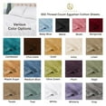 thumbnail image 4 of Superior Egyptian Cotton Deep Pocket 650 TC Sheet Set, King, Black, 4 of 9