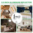 thumbnail image 7 of Simple Deluxe Clamp Lamp Light Socket with 5.5 Inch Aluminum Reflector(No Bulb Included), for Max 60 Watt Lamp with 18/2-Gauge 6 Feet Cord, 1-Pack, 7 of 7