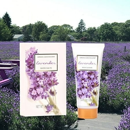 Gift Baskets Canada Spa - Green Canyon Spa Luxury Gift Basket Set in Lavender