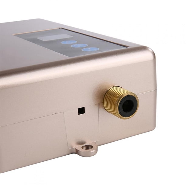 Hongzer Calentador de Agua eléctrico, Mini Calentador de Agua eléctrico instantáneo de 220V 5.5KW Sistema de Agua Caliente de Ducha sin Tanque para Cocina/ba?o(Oro) LYUMO Hongzer Calentador de Agua eléctrico
