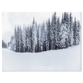 thumbnail image 2 of Impression sur Toile Paysage Montagnes Enneigées Noir et Blanc, 2 of 3