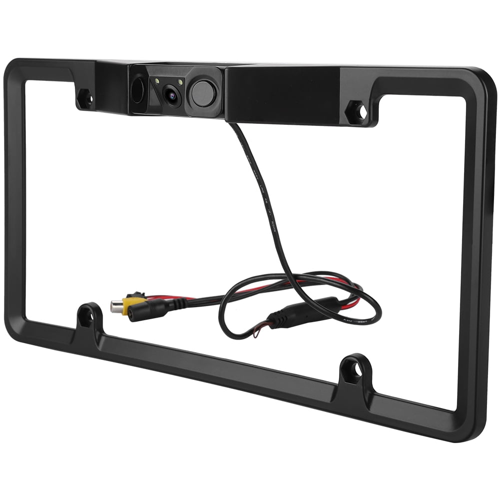 OTVIAP License Plate Frame Rear View Camera,3 in 1 Car License Plate