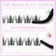 thumbnail image 5 of Extensiones de pestañas VEYESBEAUTY Lash Clusters Newbie's Series, 5 of 6