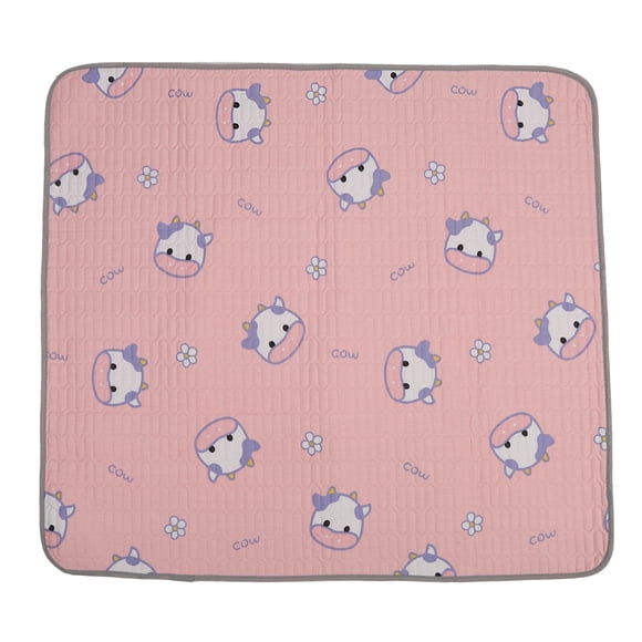 Alfombrilla impermeable para orina, lavable, absorbente, con dibujos animados, para orina menstrual, 99,4 x 120 cm